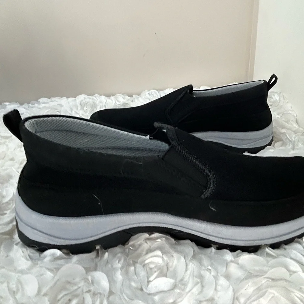 CNA-Trop Black‎ Slip-on Loafers Canvas Shoes Men's 45 US11 Arch Support